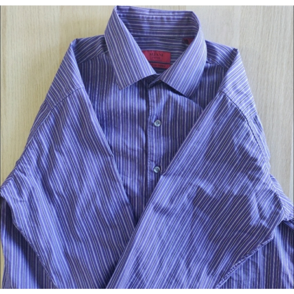 Alfani Long Sleeve Button Down Shirt